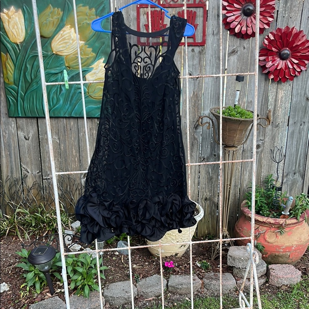 Guess Black Lace Wedding Dress